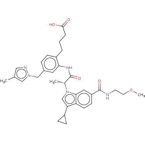 Chemical structure of BindingDB Monomer ID 578762