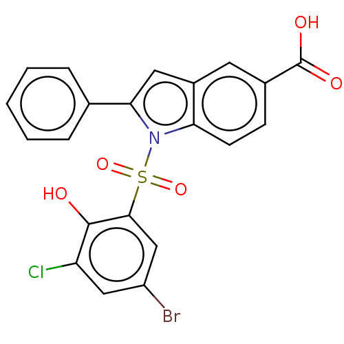 Chemical structure of BindingDB Monomer ID 580560