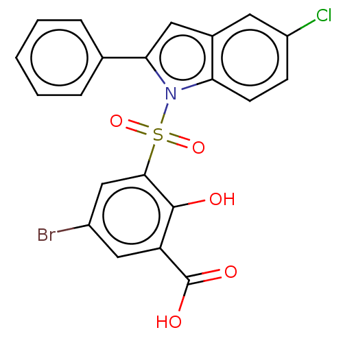 Chemical structure of BindingDB Monomer ID 580594