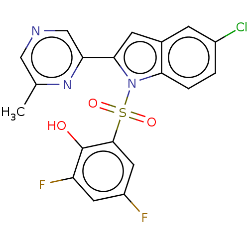 Chemical structure of BindingDB Monomer ID 580609