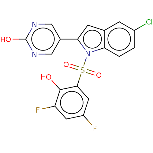 Chemical structure of BindingDB Monomer ID 580635