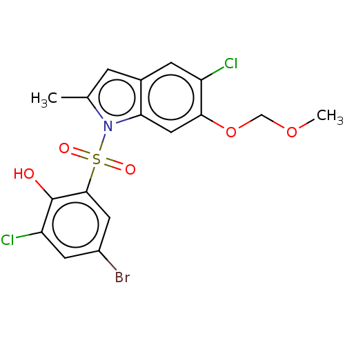 Chemical structure of BindingDB Monomer ID 580645