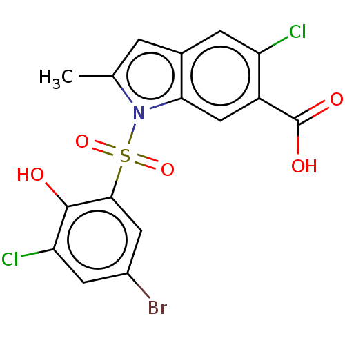 Chemical structure of BindingDB Monomer ID 580655