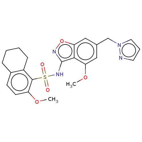 Chemical structure of BindingDB Monomer ID 580681
