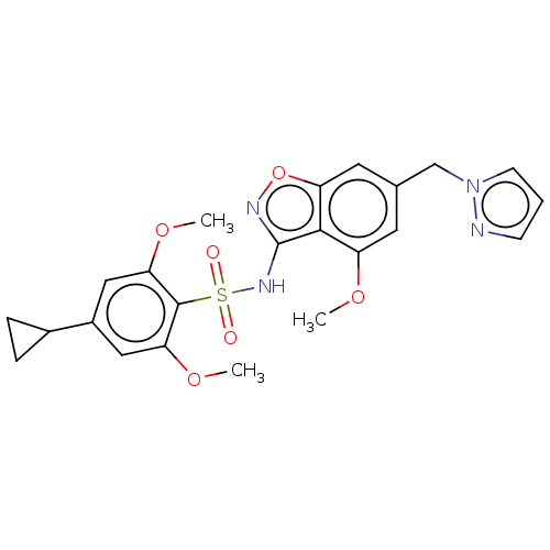 Chemical structure of BindingDB Monomer ID 580684