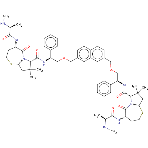 Chemical structure of BindingDB Monomer ID 580999