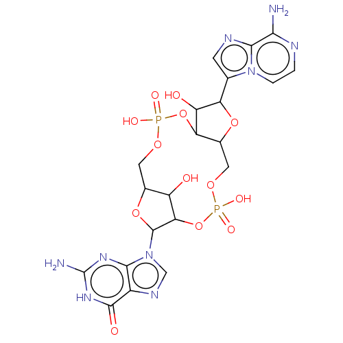 Chemical structure of BindingDB Monomer ID 581007