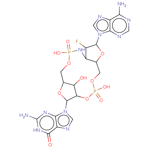 Chemical structure of BindingDB Monomer ID 581020