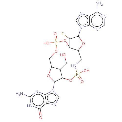 Chemical structure of BindingDB Monomer ID 581022