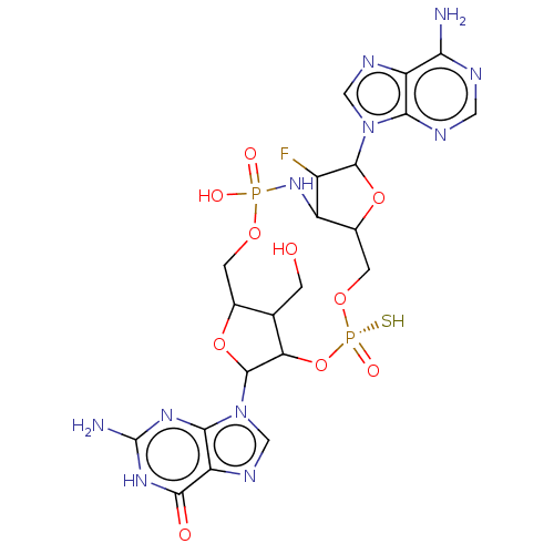 Chemical structure of BindingDB Monomer ID 581024