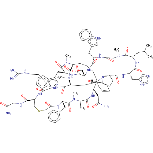 Chemical structure of BindingDB Monomer ID 581032