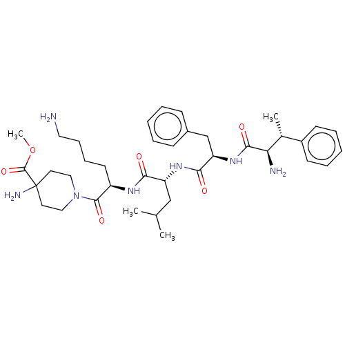 Chemical structure of BindingDB Monomer ID 581036