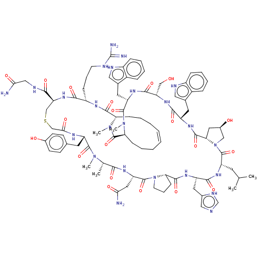 Chemical structure of BindingDB Monomer ID 581039