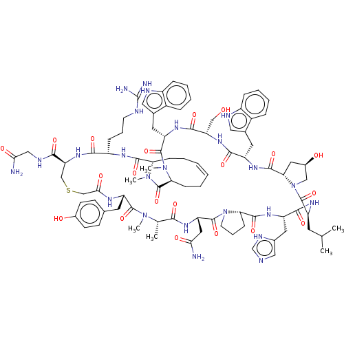 Chemical structure of BindingDB Monomer ID 581040