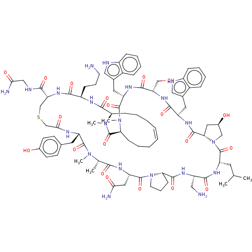 Chemical structure of BindingDB Monomer ID 581042