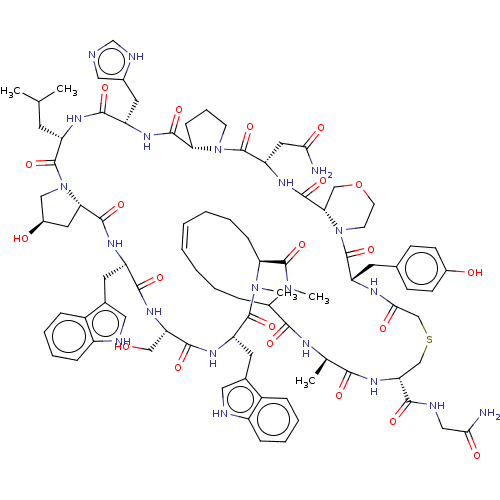 Chemical structure of BindingDB Monomer ID 581043
