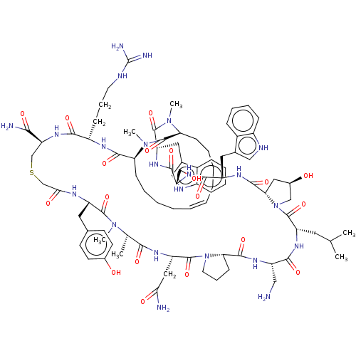 Chemical structure of BindingDB Monomer ID 581045