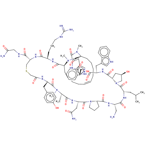 Chemical structure of BindingDB Monomer ID 581047