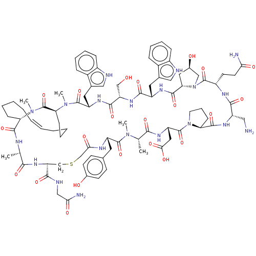 Chemical structure of BindingDB Monomer ID 581050