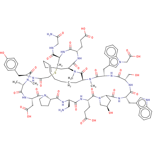 Chemical structure of BindingDB Monomer ID 581055