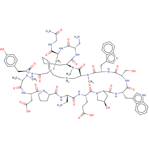 Chemical structure of BindingDB Monomer ID 581056