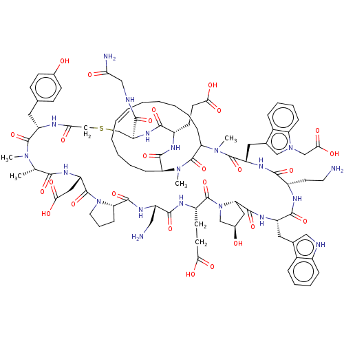 Chemical structure of BindingDB Monomer ID 581060