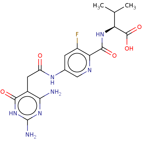 Chemical structure of BindingDB Monomer ID 581316