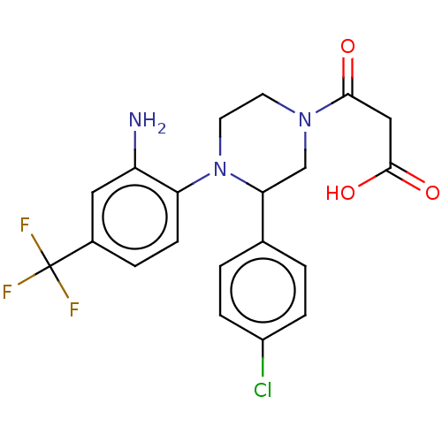 Chemical structure of BindingDB Monomer ID 581320