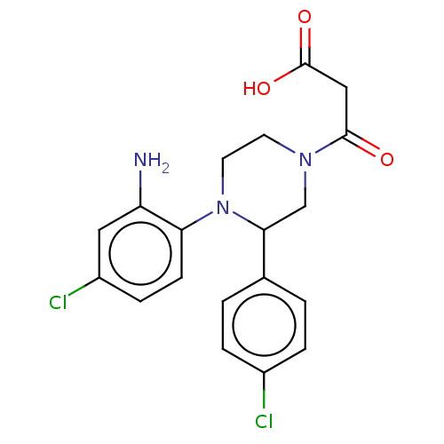 Chemical structure of BindingDB Monomer ID 581324