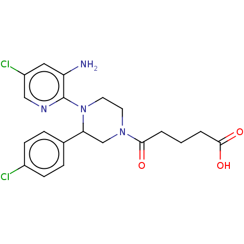 Chemical structure of BindingDB Monomer ID 581334