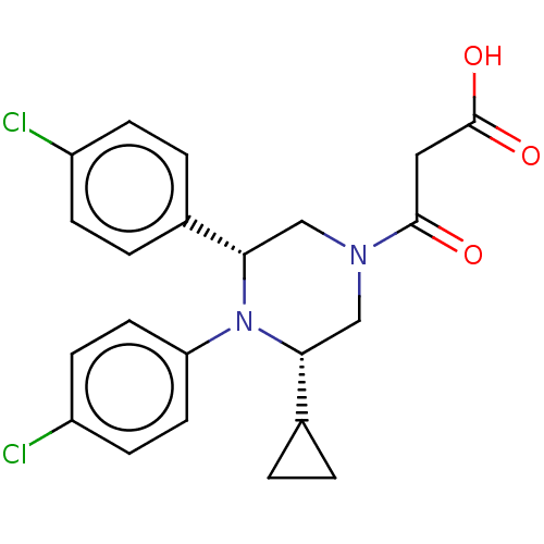 Chemical structure of BindingDB Monomer ID 581337