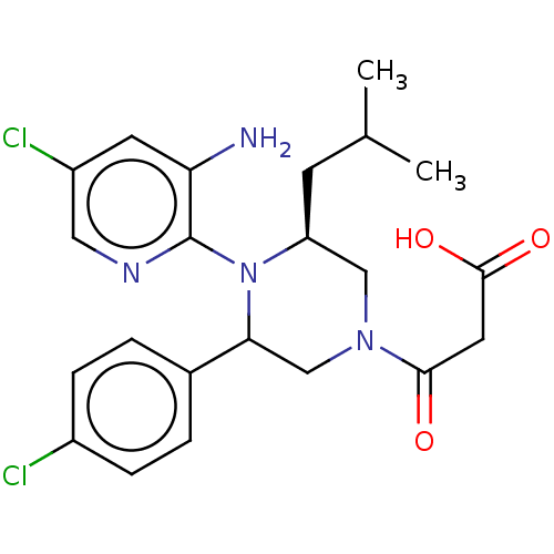 Chemical structure of BindingDB Monomer ID 581346