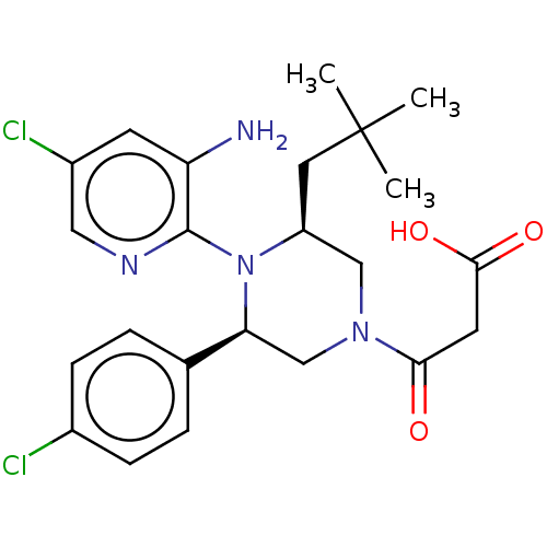 Chemical structure of BindingDB Monomer ID 581347