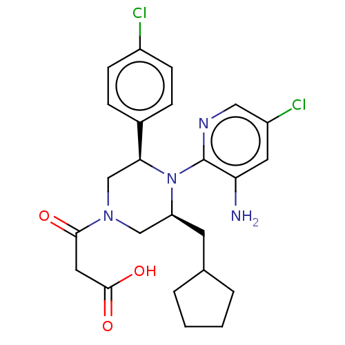 Chemical structure of BindingDB Monomer ID 581348