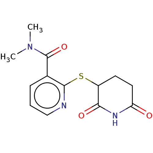 Chemical structure of BindingDB Monomer ID 581821