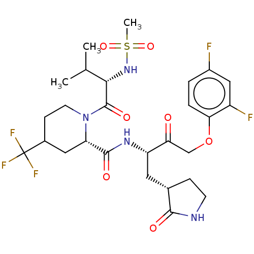 Chemical structure of BindingDB Monomer ID 581865