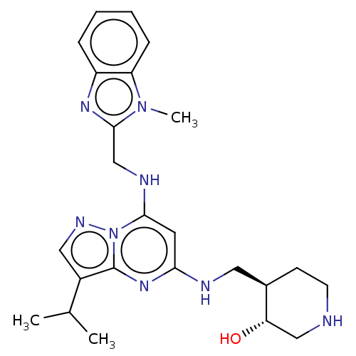 Chemical structure of BindingDB Monomer ID 581974