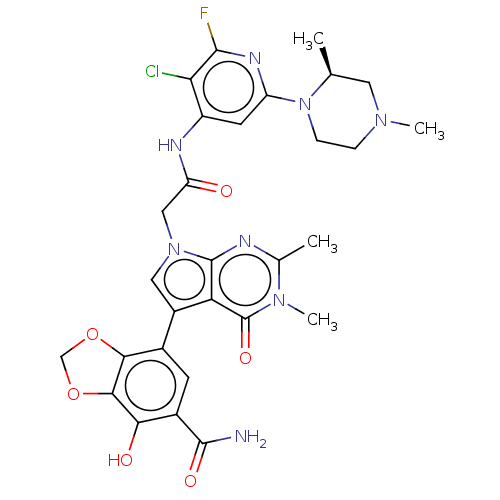 Chemical structure of BindingDB Monomer ID 582302