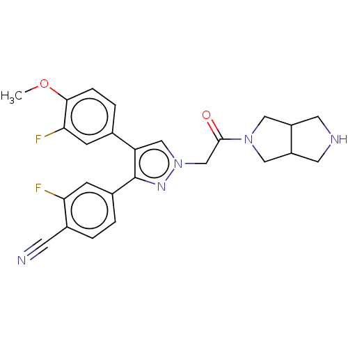 Chemical structure of BindingDB Monomer ID 582513