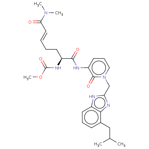 Chemical structure of BindingDB Monomer ID 582708