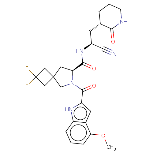 Chemical structure of BindingDB Monomer ID 582709