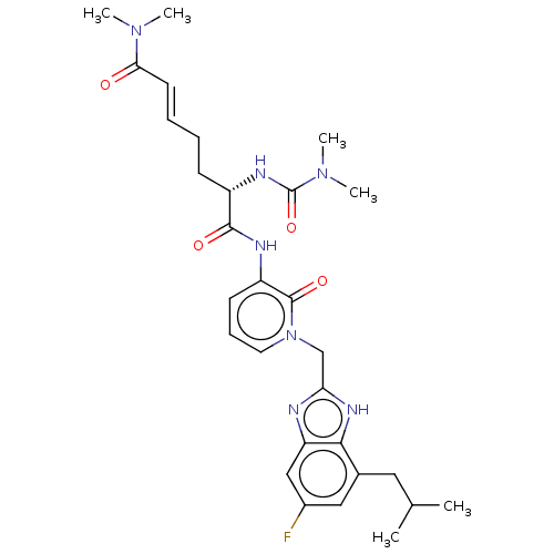 Chemical structure of BindingDB Monomer ID 582889