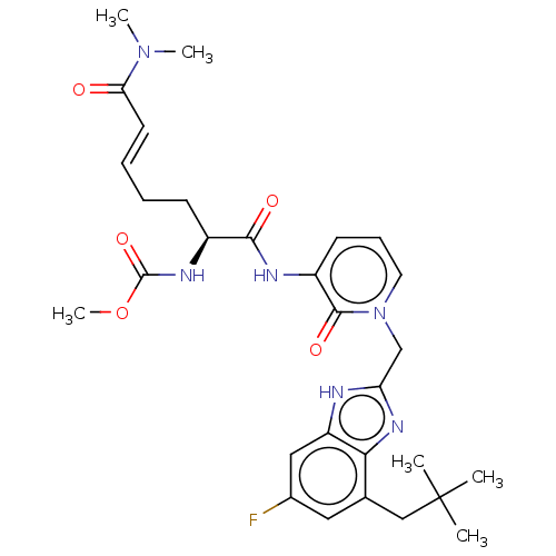 Chemical structure of BindingDB Monomer ID 582934
