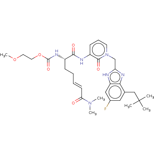 Chemical structure of BindingDB Monomer ID 582937