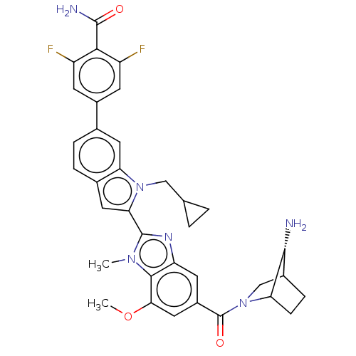Chemical structure of BindingDB Monomer ID 583501