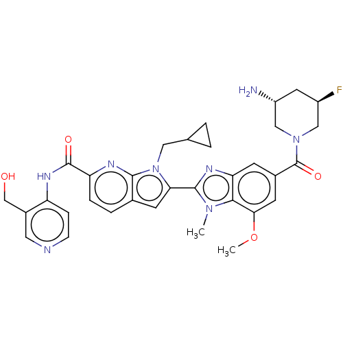 Chemical structure of BindingDB Monomer ID 583710
