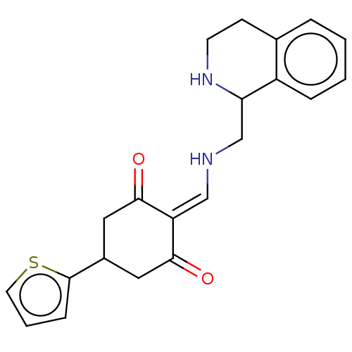 Chemical structure of BindingDB Monomer ID 584986