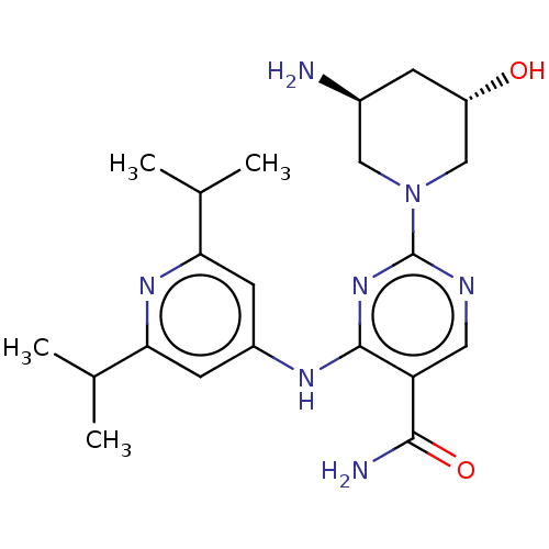 Chemical structure of BindingDB Monomer ID 585222