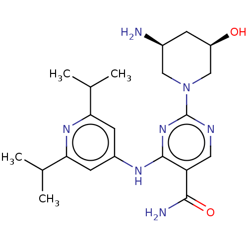 Chemical structure of BindingDB Monomer ID 585224