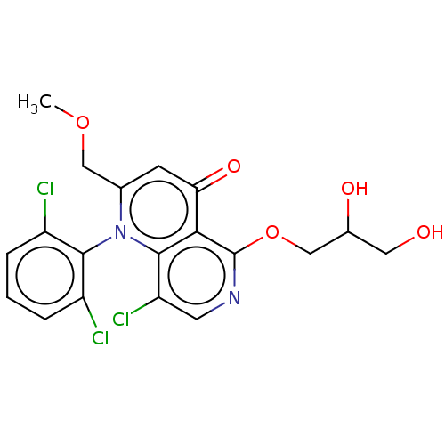 Chemical structure of BindingDB Monomer ID 585733